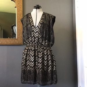 Size L Free People Faux Assuit Print Dress